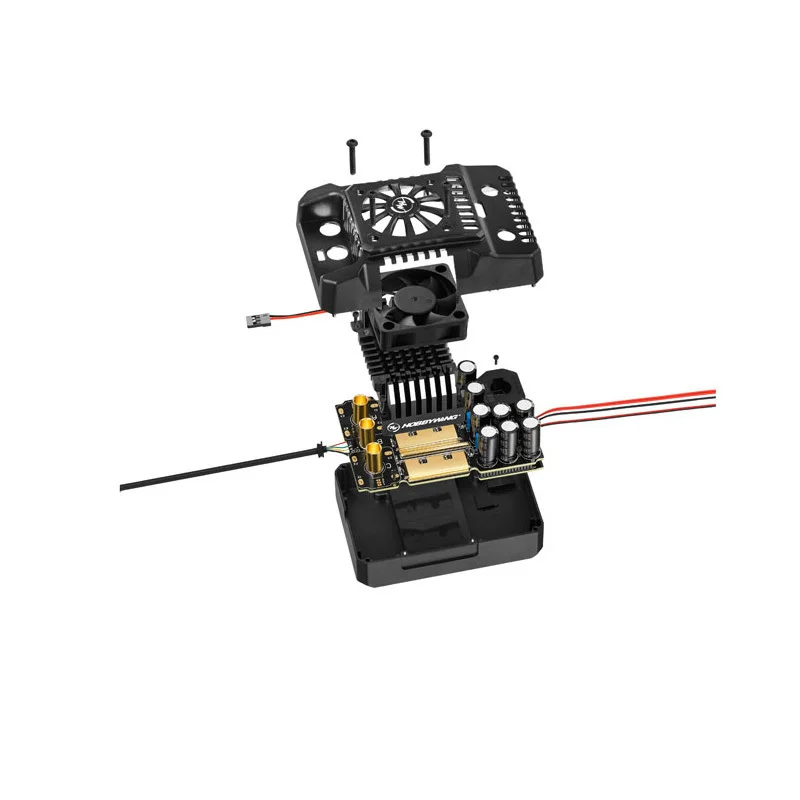Фото Hobbywing EZRUN MAX4 HV 300A 6-12S Бесщеточный ESC с индукционным двигателем EZRUN 70125SD 560KV подходит для тяжелых условий эксплуатации 1/5 №2