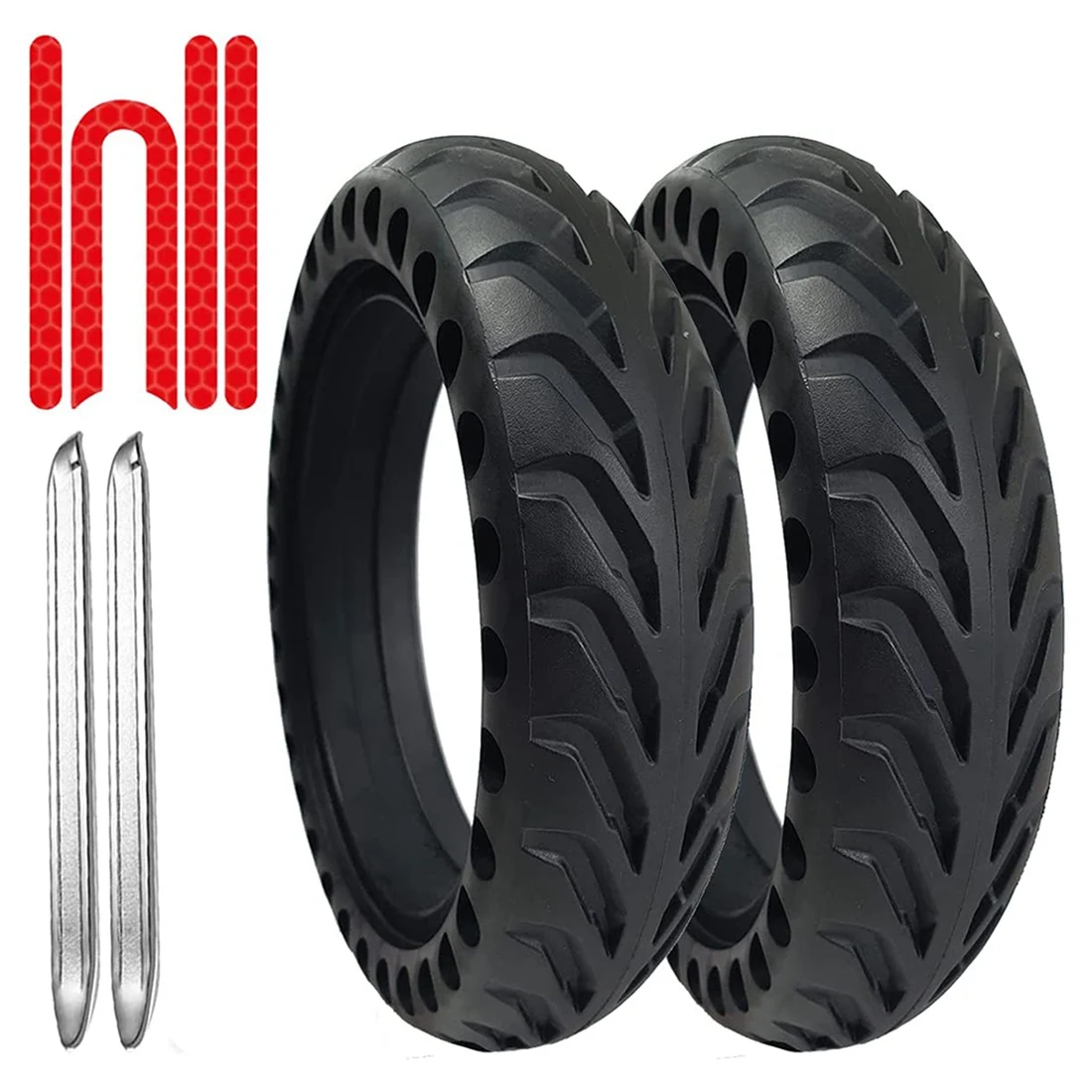 

Solid Wheels Tires for M365-1S 8.5 Inches x 2 Units. - Solid Wheels Electric Scooter - M365 WheelsBlack