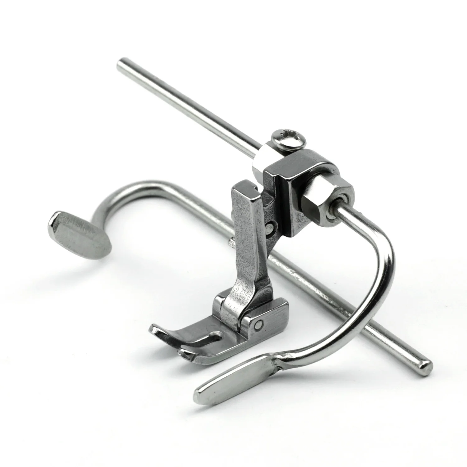 

5PCS-P723 Industrial flat car left and right double guide bar with fixed gauge presser foot, adjustable quilting width