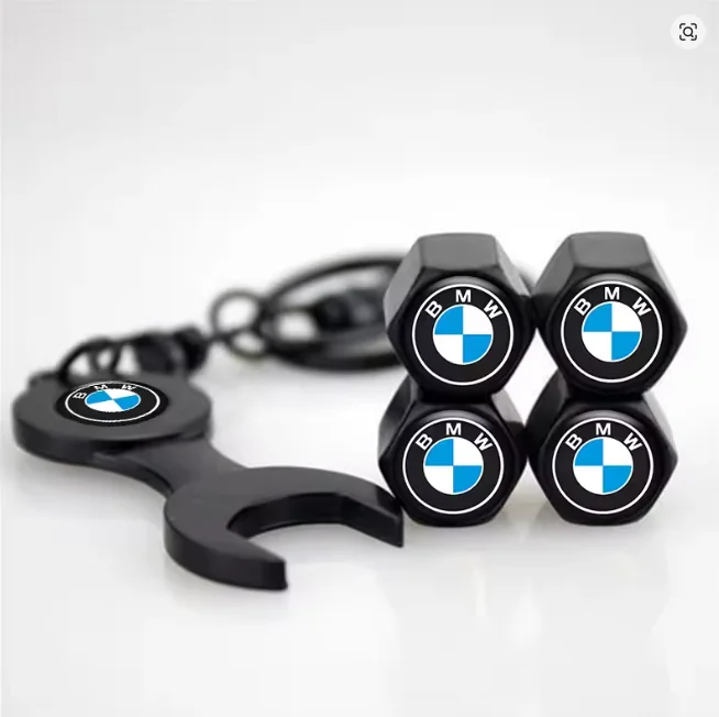 Для BMW M 50TH M3 M5 F30 F20 E30 E34 E36 E39 E46 E91 X1 X3 X5: 4 шт. пылезащитных колпачков для ниппелей автомобильных колес с инструментами (art.: 3920db8bb67d7) - 3920db8bb67d7