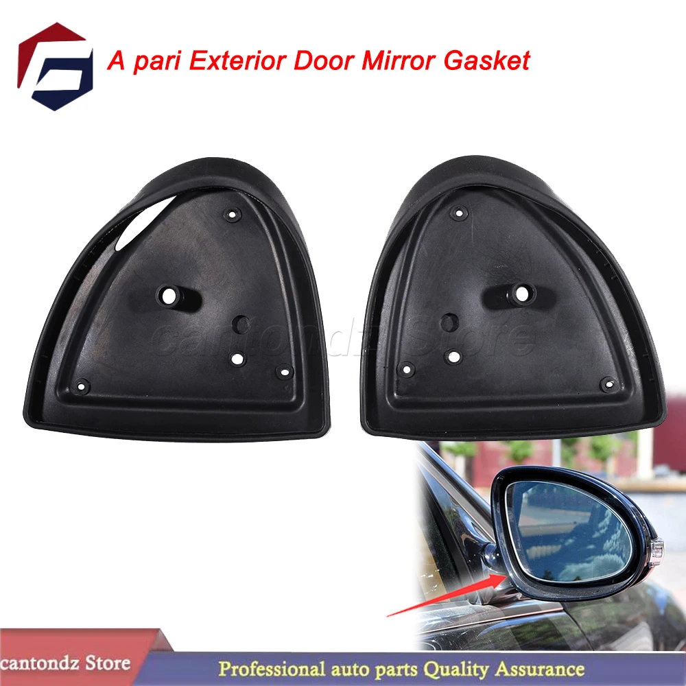 

Черная прокладка зеркала наружной двери автомобиля, прокладки бокового зеркала, уплотнения 2208110298 Для Mercedes‐Benz W220 S320 S350 S430 S500 2000-2006