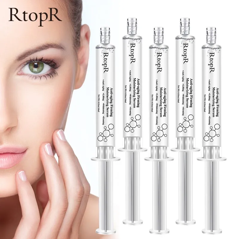 

5pcs RtopR Hyaluronic Acid Anti-aging Firming Face Moisturizing Serum Effective repair Facial skin Rejuvenation Skin Care Cream