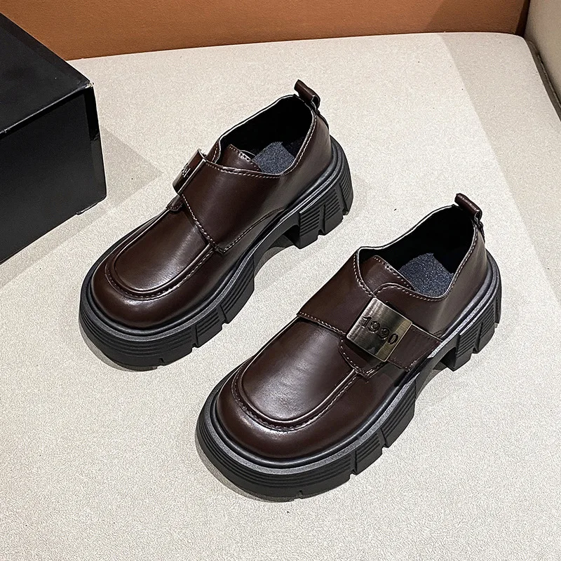 Обувь Кроссовки на платформе Женская мода 2025 года толстой подошве Новые