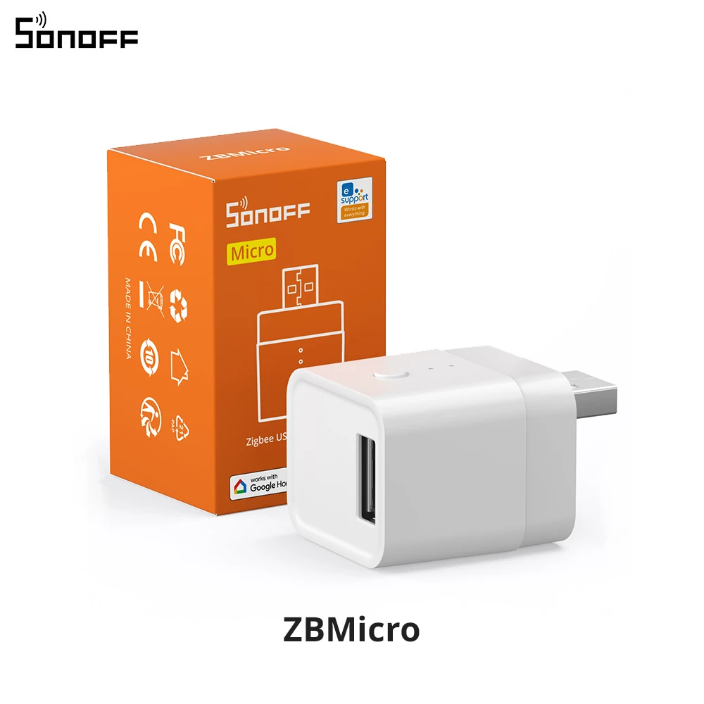 

SONOFF ZBMicro Zigbee Адаптер для USB устройств