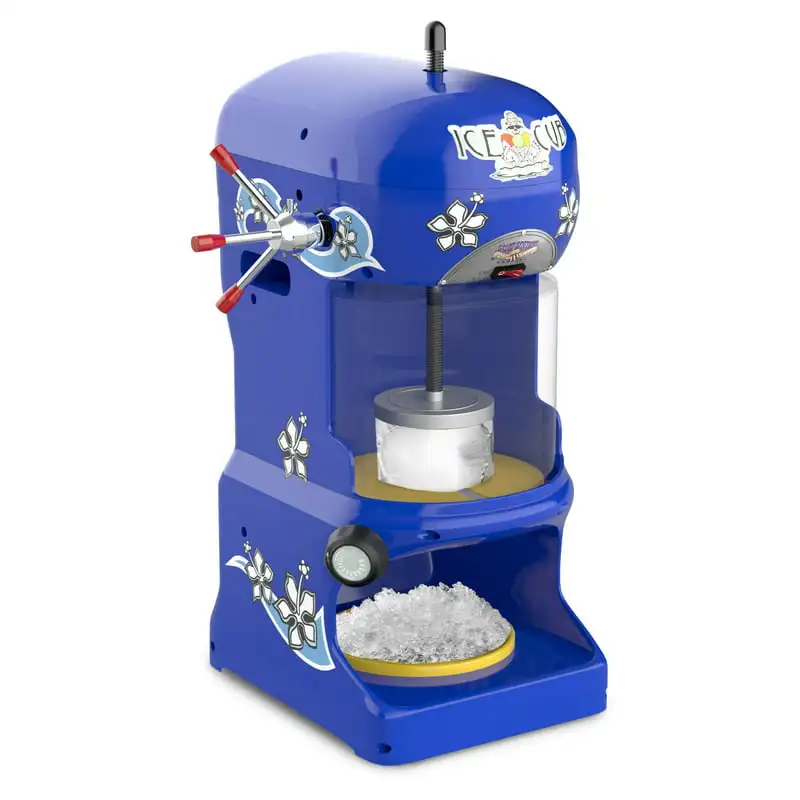

Cub Shaved Ice Machine – Powerful Block Ice Shaver & Snow Cone Maker by , Blue