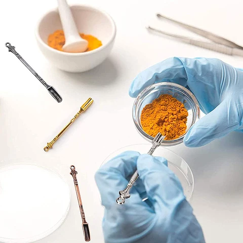 Металлическая мини-лопатка для порошков