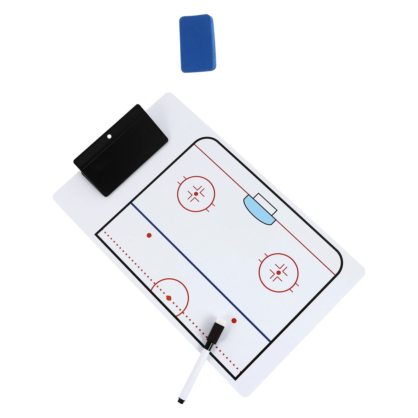 

1 Set of Double-sided Practical Durable Contest Coaching Board Ice Hockey Instructing Board Match Board
