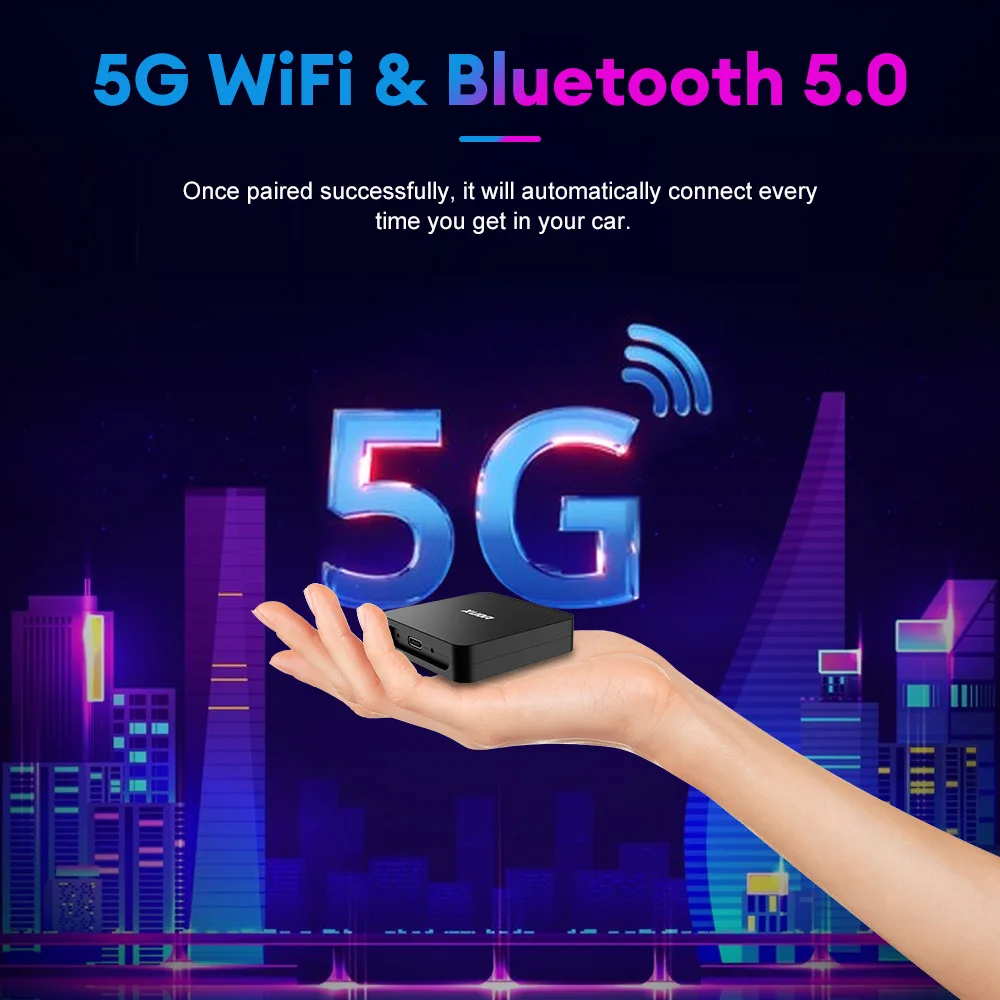 2 в 1 беспроводной адаптер Carplay для Apple iOS Android Авто Smart USB Plug and Play Ai Box Для Kia Volvo Audi MG VW
