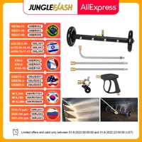 jungleflash pressure washer undercarriage cleaner 16inch power washer surface cleaner attachments underbody car wash water broom