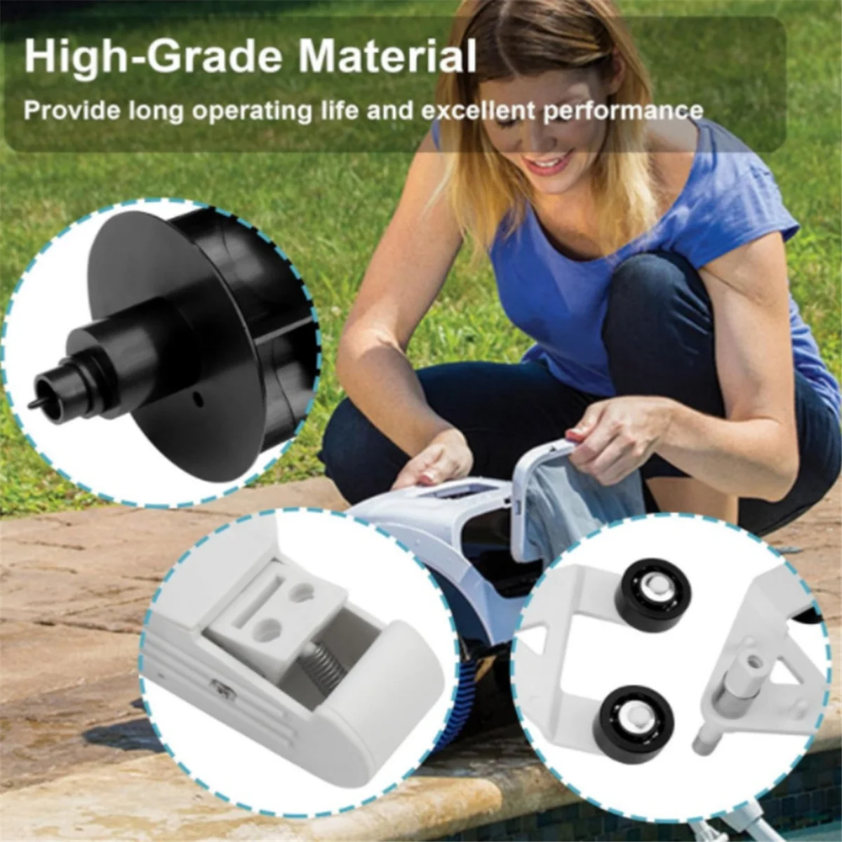 AXV621DAT Pool Vacuum A-Frame/комплект турбины для Hayward Aquabug Navigator Pro Wanda AXV036BP AXV601CAT