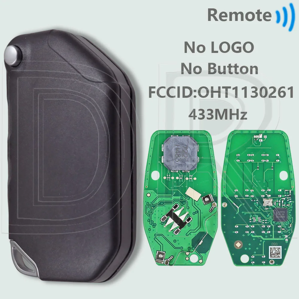 

DR OHT 1130261 4A PCF7939M Чип 433 МГц Откидной бесключевой автомобильный дистанционный ключ Go 68416784 AA для Jeep Gladiator Wrangler 2018-2021 гг.