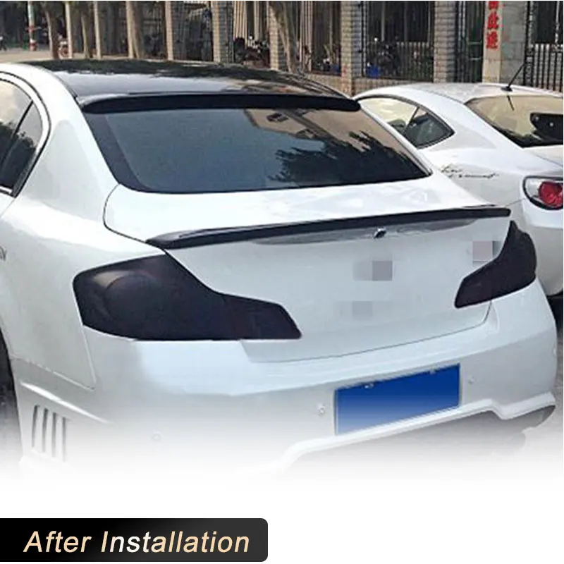Задний спойлер на крышу из углеродного волокна крылья для Infiniti G25 G35 G37 седан
