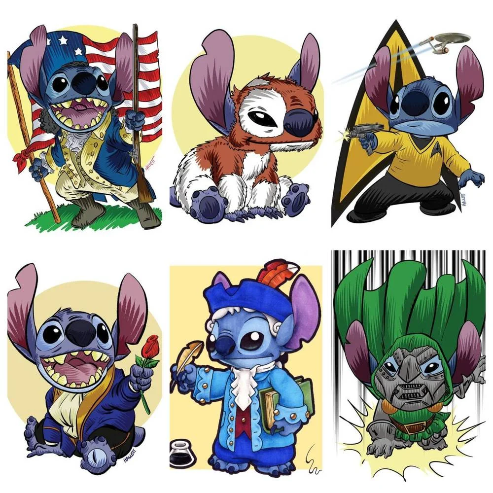 

Алмазная живопись «сделай сам» Disney 5D, Набор для вышивки крестиком с мультяшным инопланетянином, инкрустированные вручную подарки, украшение для стен в детскую спальню