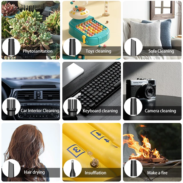 Новый дизайн мощный Турбовентилятор мини-вентилятор для уборки дома ручной