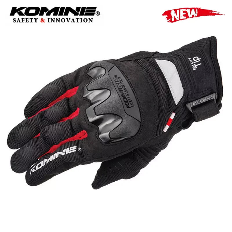 

KOMINE Motorcycle cotton Gloves Men Touch Screen Breathable Motorbike Riding Moto Protective Gear Motorbike Motocross Gloves XXL
