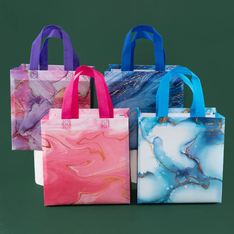 

Нетканые подарочные сумки StoBag, водонепроницаемые Многоразовые пакеты для хранения конфет и тортов, сувениры для дня рождения, 8/20 шт.