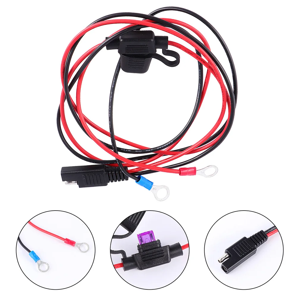 

1pc Professional Useful Efficient Extension Cable OT To SAE Terminal Wire