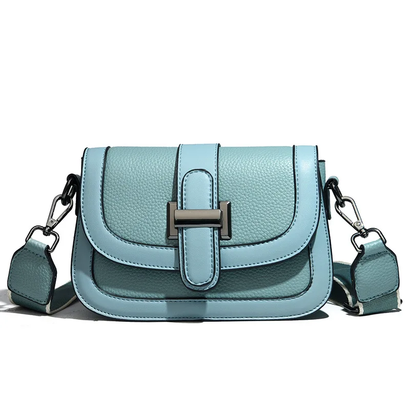 

Vintage Genuine Leather Women's Bags Wide Strap Shoulder Bags Designer Messenger bags real cow leather Fashion Handbag for Lady