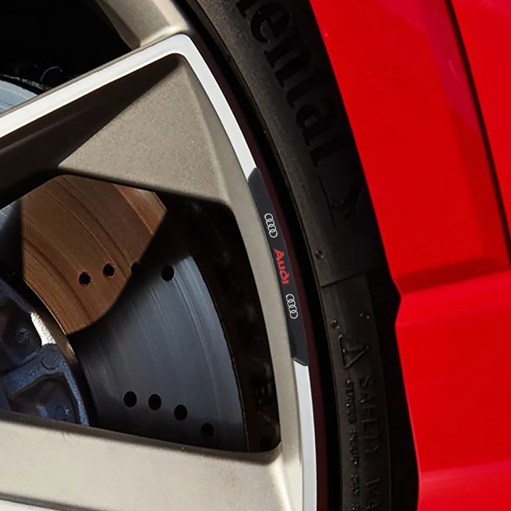 4 шт. автомобильные значки QUATTRO колесные диски гоночные наклейки на ступицу авто