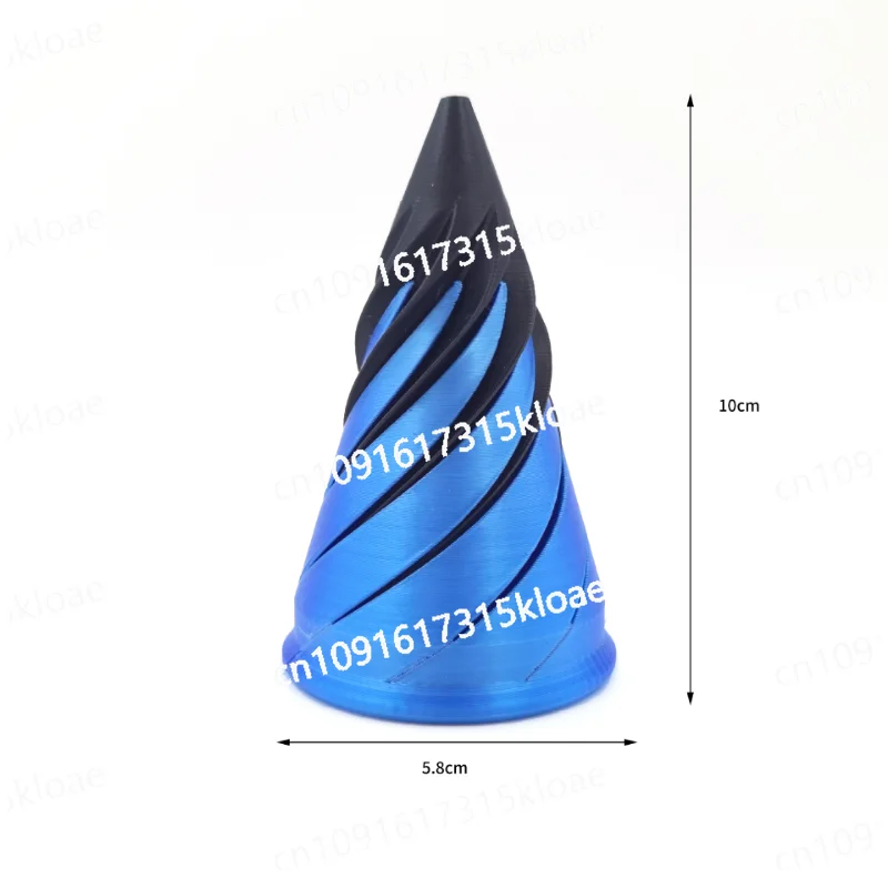 3D печать Спиральный Конус интернет знаменитости игрушка вращающееся дерево