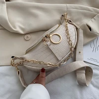 simple fashion small pu leather crossbody bags for women 2022 chain shoulder handbags female travel cross body bag
