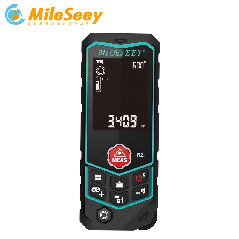 

Лазерный дальномер Mileseey R2, лазерный дальномер, измерительная рулетка с колесной лазерной линией, Лев