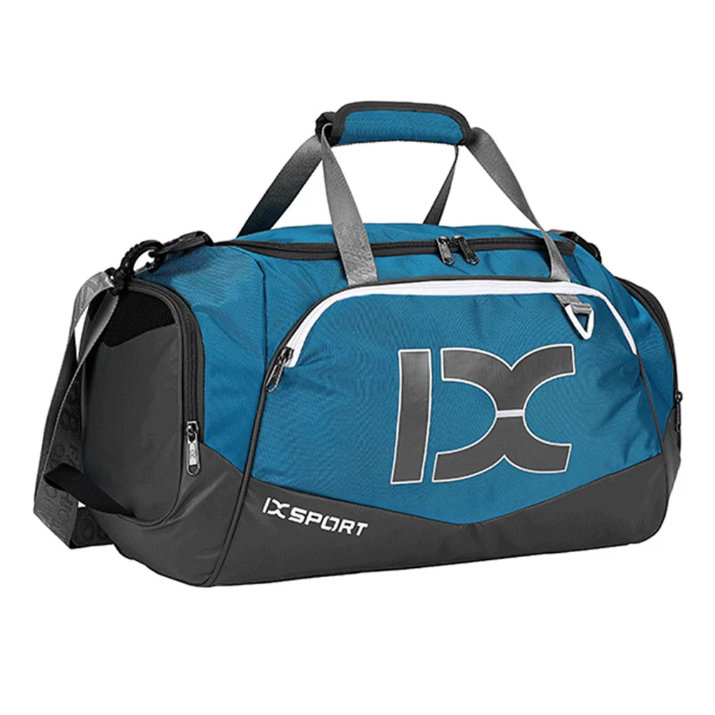 

Polyester Fitness Bag Large Capacity Fitness Training Bag Multifunctional Wear-resistant with Shoulder Strap for Travel Swimming