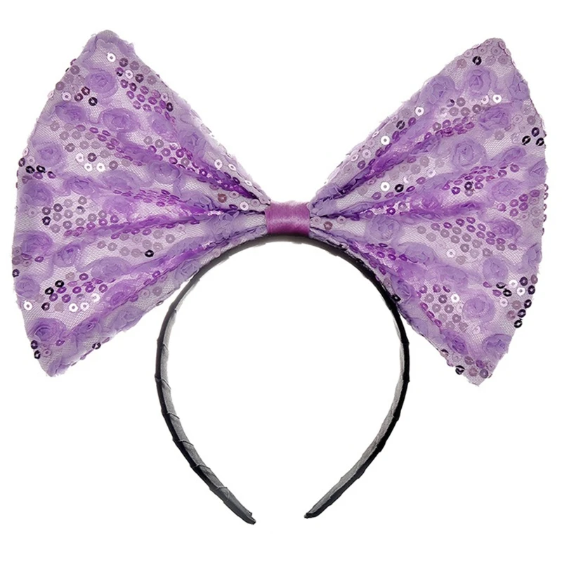 

Ободок для волос с ушками мыши, кружевной