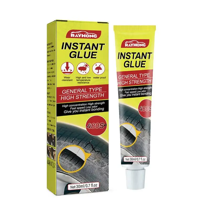 

30ml Car Tire Repairing Glue Wheel Tyre Inner Tube Puncture Motorcycle Bike Universal Portable Repairing Glues Auto Repair Tools
