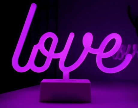 

Neon Luminous Love Writing Table Night Lamp 1