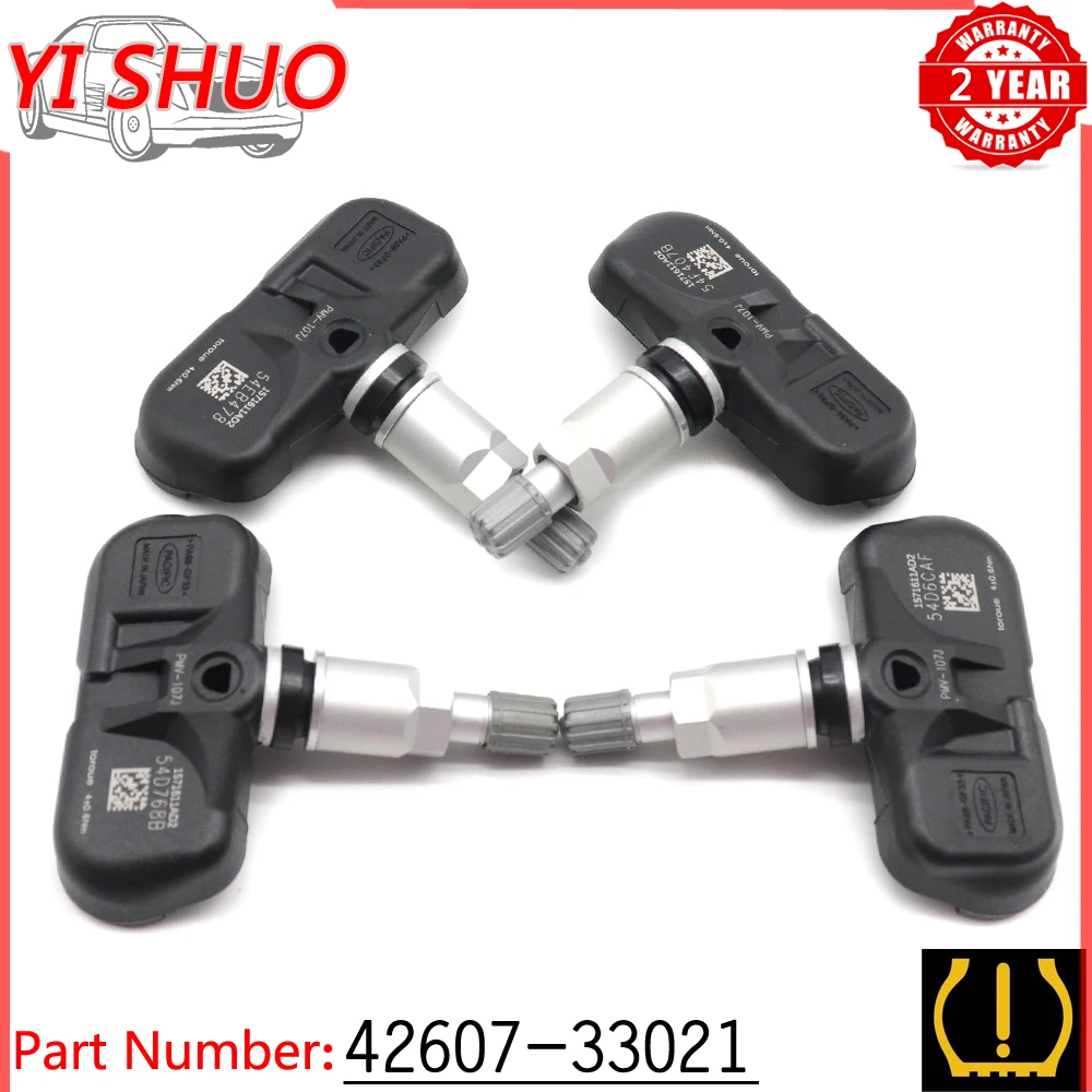 

TPMS Sensor Tire Air Pressure Monitor Sensor System PMV-107J For Toyota 4Runner Corolla 2006-2013 315Mhz 42607-33021 42607-33011