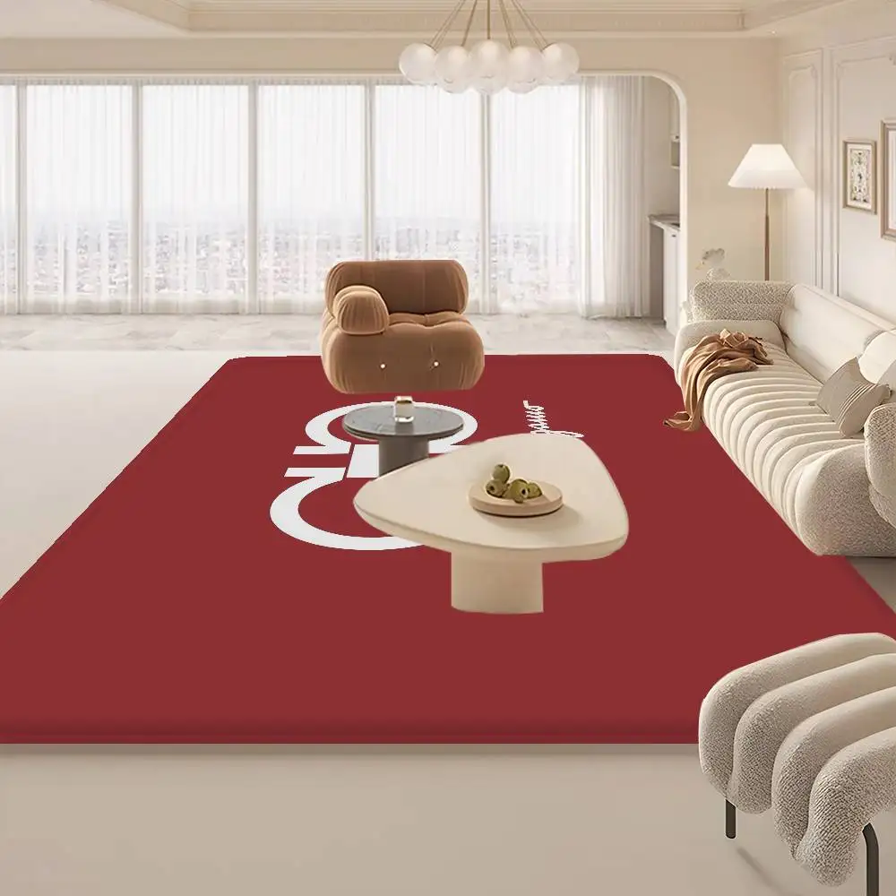 Фото Коврик для пола LOGO S-Salvatore F-Ferragamo: недорогой, противоскользящий, современный, для гостиной, балкона, с принтом, прикроватный №1