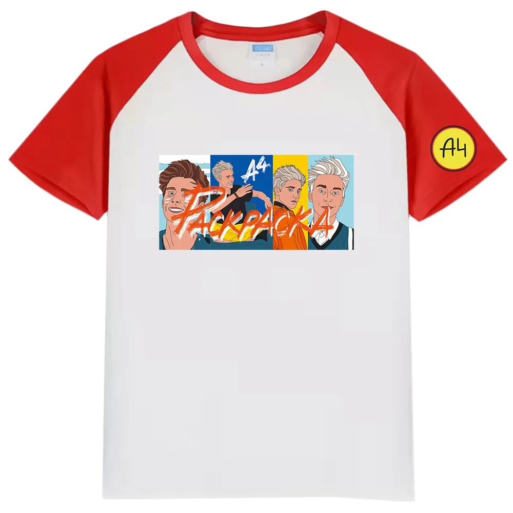 Мерч А4 Shirt Children's 100% Cotoon T Shirts Merch A4 Lamba Casual Girls Clothing Boys Tshirt Fashion Tops Kids Summer T-Shirts