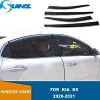 side window deflector for kia k5 2020 2021 2022 side window visor deflector weathershield sun rain guards vent visor accessories