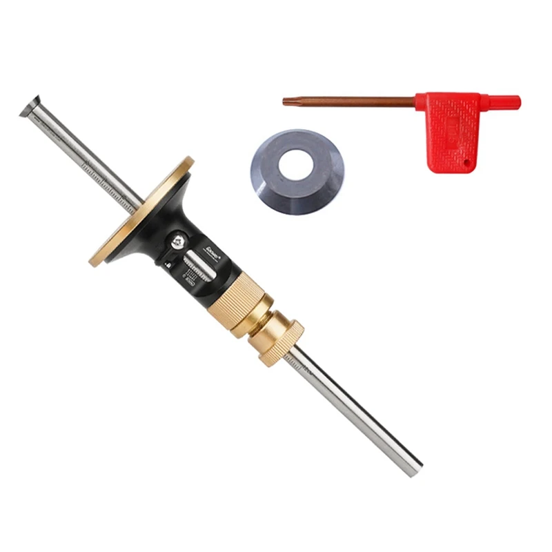 

Best Ganwei Wheel Marking Gauge Woodworking Marking Scriber With Replacement Cutters Bar Wood Scribe Tool For Carpenter