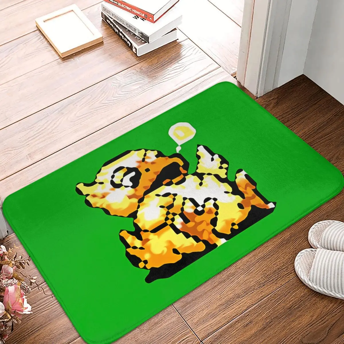 

Fat Final Fantasy Chocobo Game Bedroom Mat Rug Home Doormat Kitchen Carpet Decoration