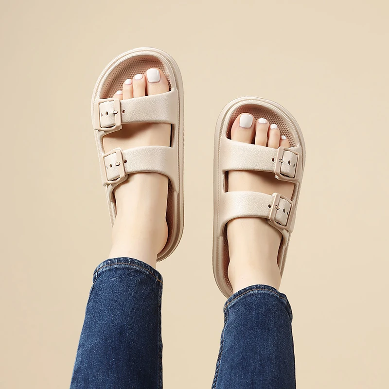 Женские классические пляжные повседневные туфли сланцы из ЭВА мужские шлепанцы