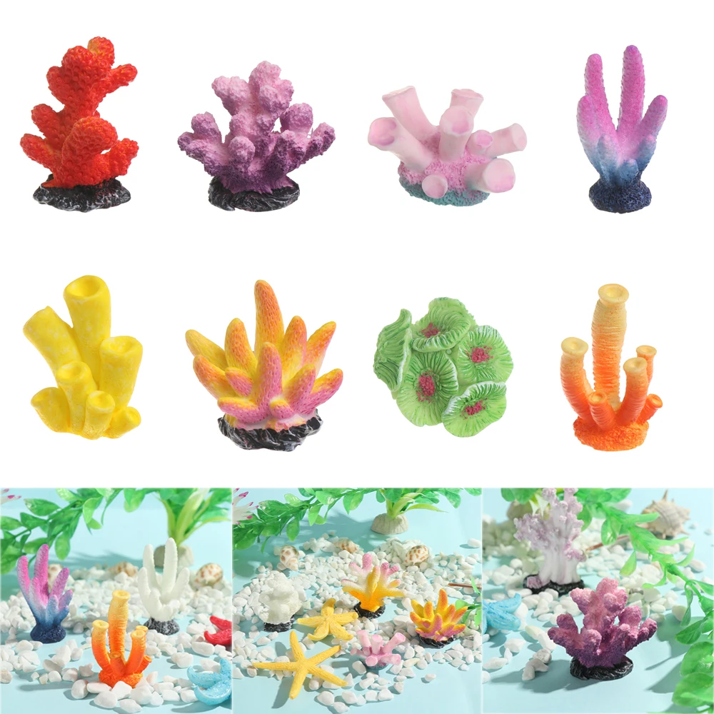 

Искусственная Морская звезда, искусственный коралл из смолы, фотоемкость для рыб, декоративный ландшафт для аквариума, ручная работа, подар...