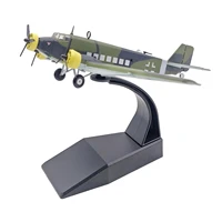 high simulation 1144 diecast ju 52 aircraft aviation world war ii airplane fighter model with stand toy decor gift