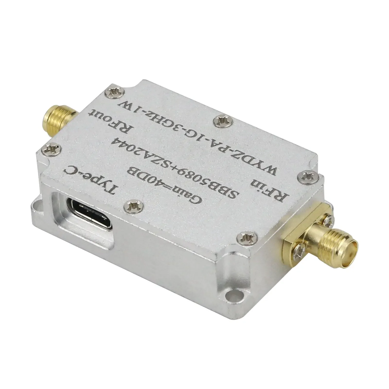 40DB WYDZ-PA-1G-3GHz-1W SBB5089+SZA2044 Односторонний микроволновый усилитель мощности Модуль