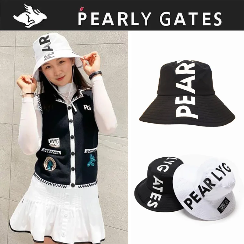 

PEARLY GATES Golf Big Eaves Hat Fisherman Ball Hat Sports Sunscreen Breathable Sun Shade Hat Unisex