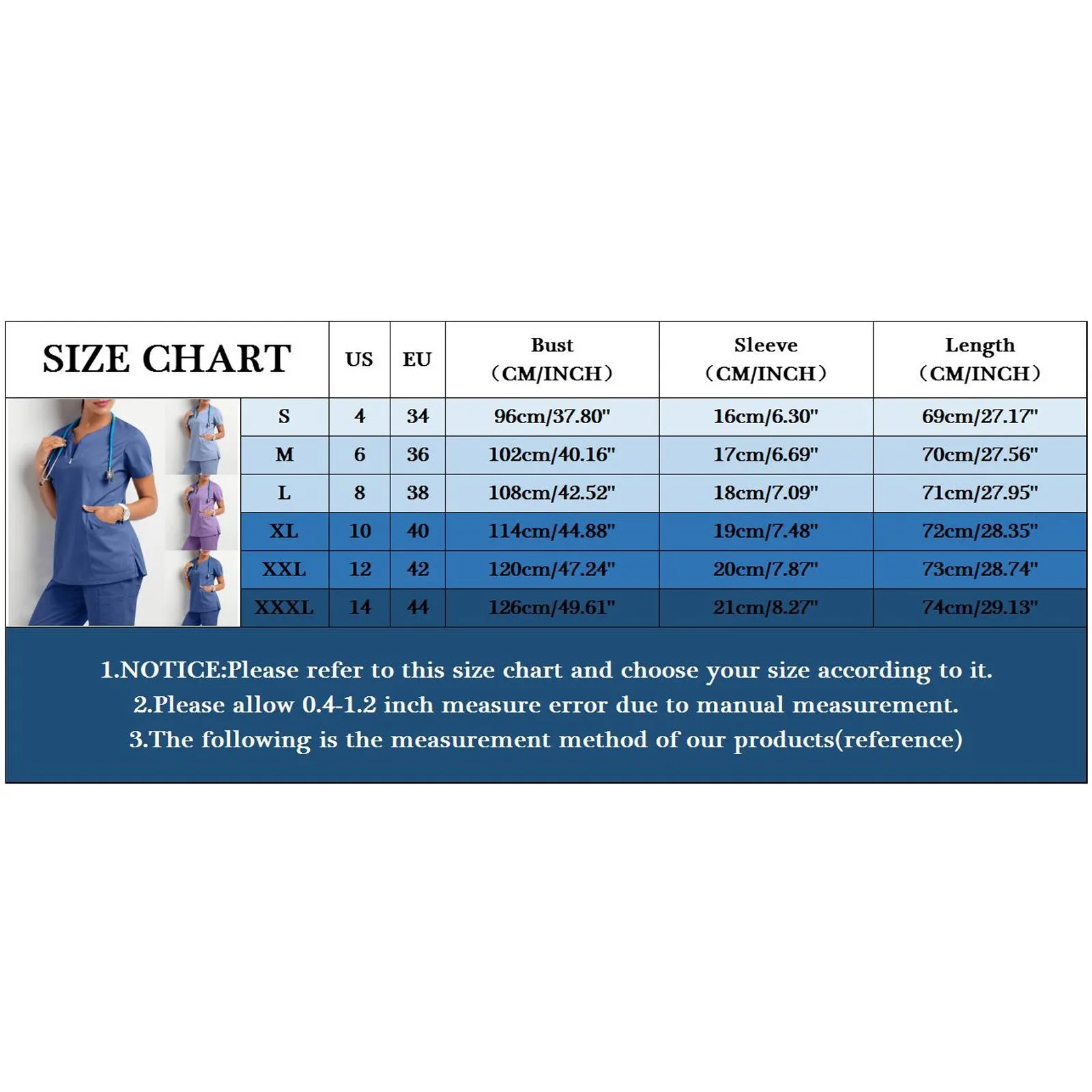 Рисунок 5 - Женская свободная Униформа с коротким рукавом