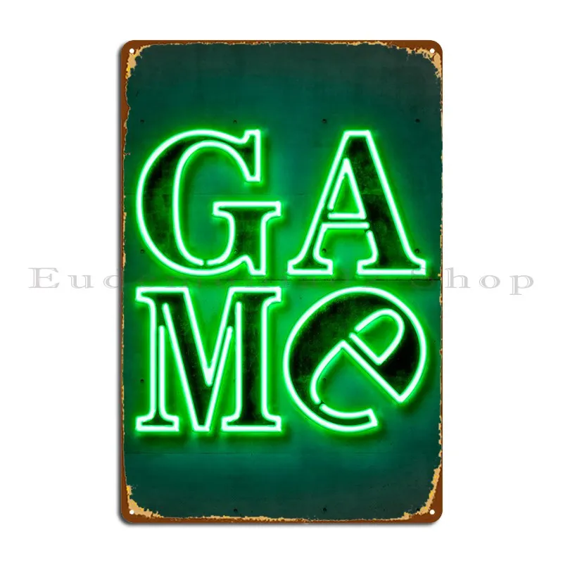 

Game Metal Sign Retro Funny Garage Print Club Tin Sign Poster