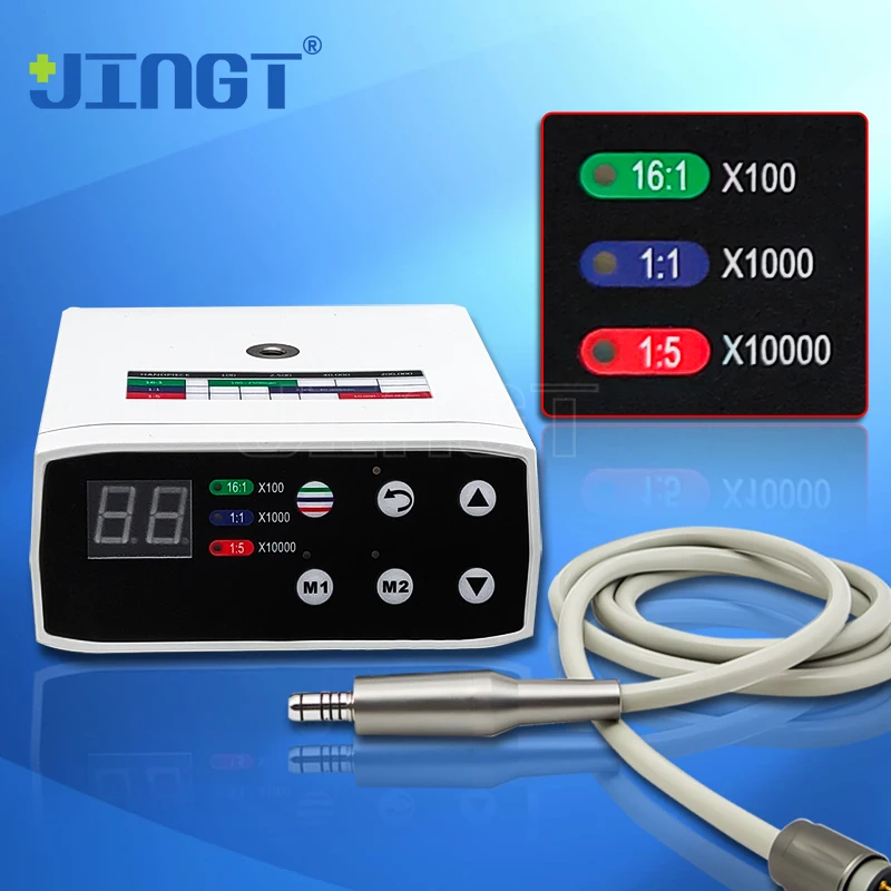 

Стоматологический бесщеточный Электрический строительный микромотор с 2/4 отверстиями, сокращение 1:5 1:1, против угла, низкая скорость