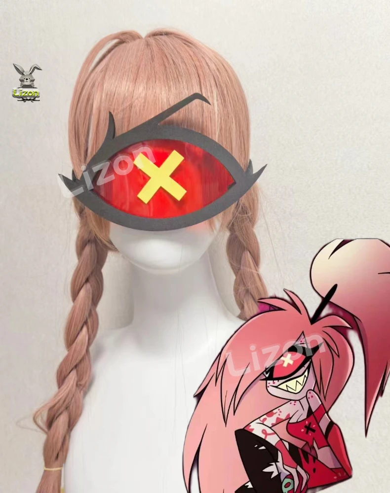 Аниме Hazbin Cherri Bomb Косплей Eyes Eyemask для хеллоуина карнавала Рождества косплей