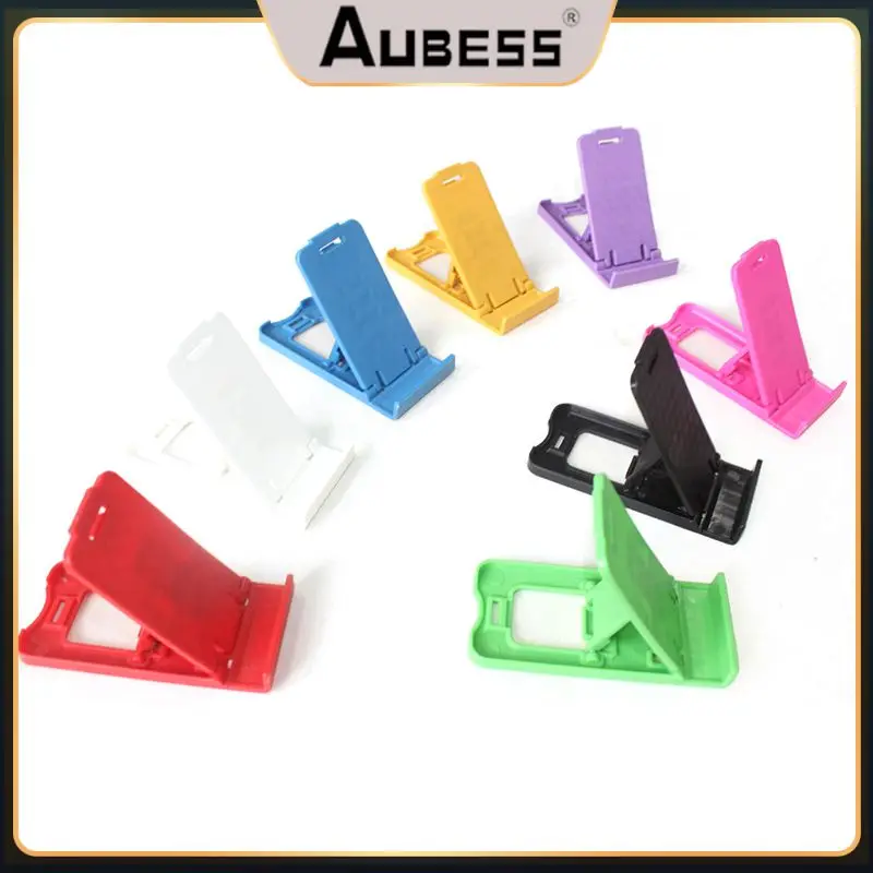 

Colorful Cell Phone Desk Stand Universal Folding Mobile Phone Holder Portable Multi-function Phone Accessories Adjustable Stable