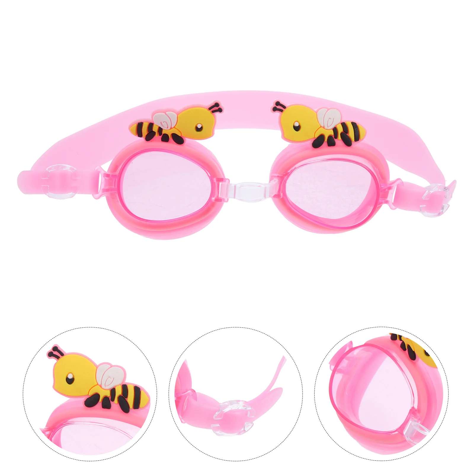 

Bee Swimming Goggles Hawaiian Unisex Lightweight Kids Supply Children Pirate Party Favors Silica Gel Cartoon