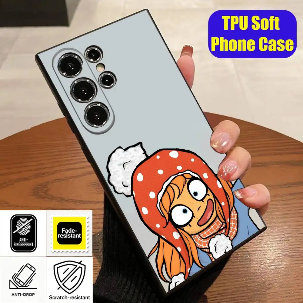 Фото Чехол для телефона Maya Mymy Coco O-Ongezellig для Samsung S26, S24, S22, S25, S23, S30, S21, Ultra, Plus, Fe, Lite, силиконовый чехол №3