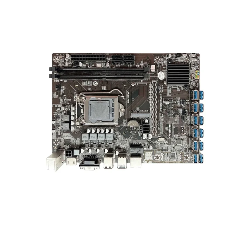 

B250C motherboard switch line 12 * PCIE to USB GPU LGA1151 supports DDR4 RAM