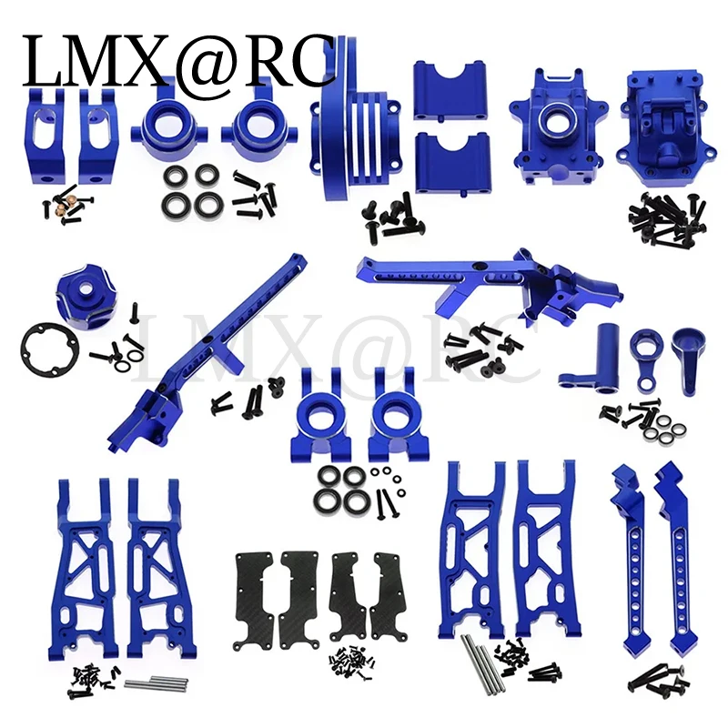 LMX RC TRAXXAS 1/8 SLEDGE 4WD Металлический поворотный рычаг Рулевая чашка Коробка передач C